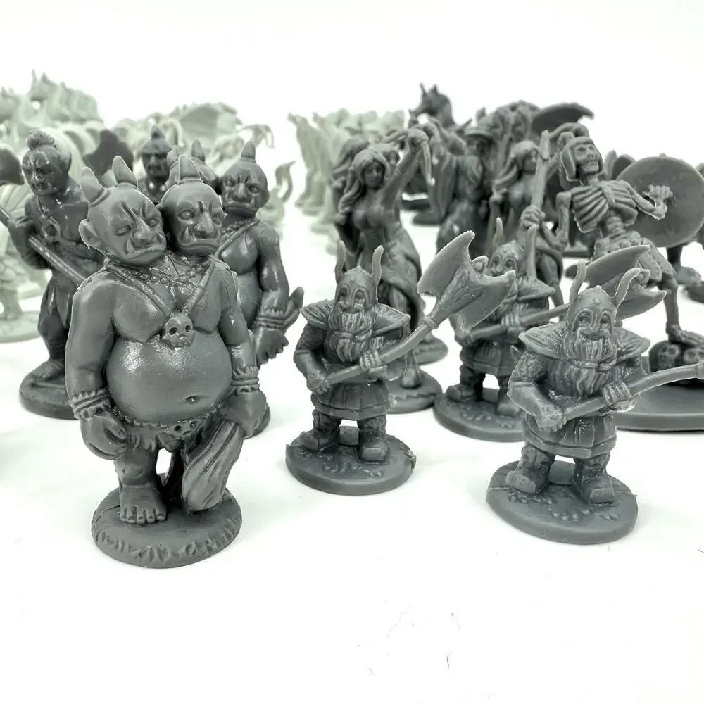 Lot Of 80 Wicked Duels Fantasy Creatures Wizards Ogres Fairies Plastic Figures